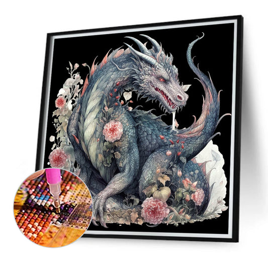 Western Dragon - Full Round Drill Diamond Painting 40*40CM