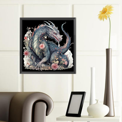 Western Dragon - Full Round Drill Diamond Painting 40*40CM