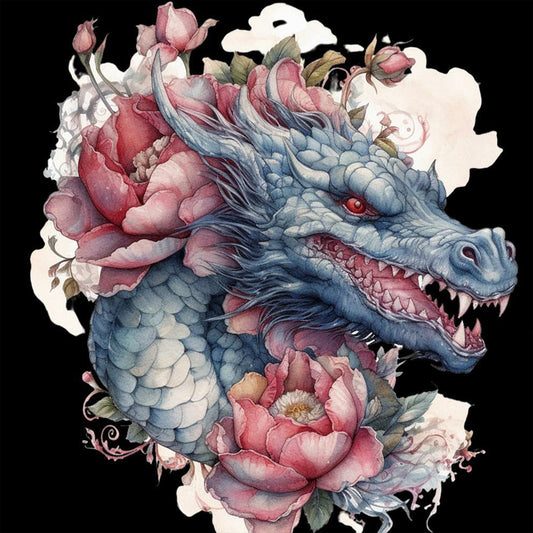 Western Dragon - Full Round Drill Diamond Painting 40*40CM