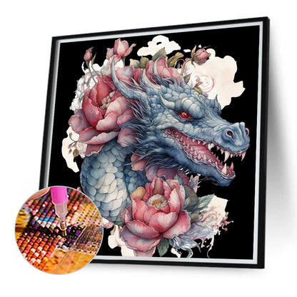 Western Dragon - Full Round Drill Diamond Painting 40*40CM
