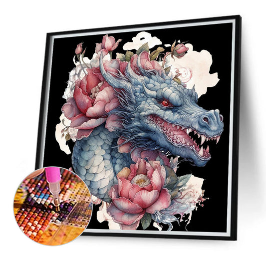 Western Dragon - Full Round Drill Diamond Painting 40*40CM