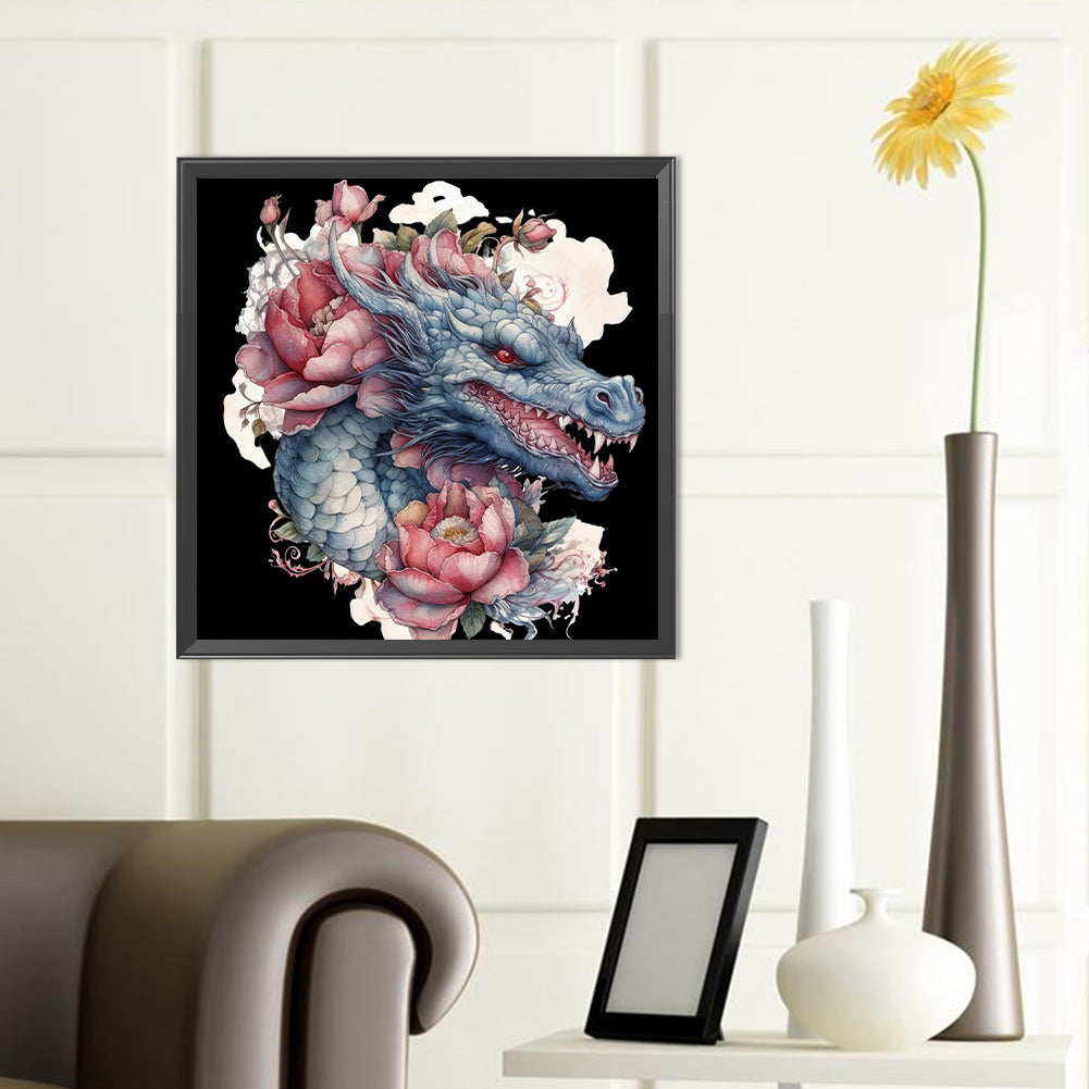 Western Dragon - Full Round Drill Diamond Painting 40*40CM