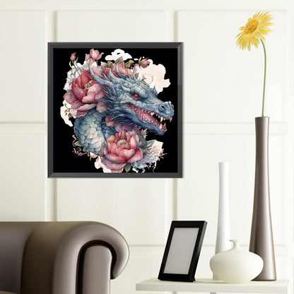 Western Dragon - Full Round Drill Diamond Painting 40*40CM