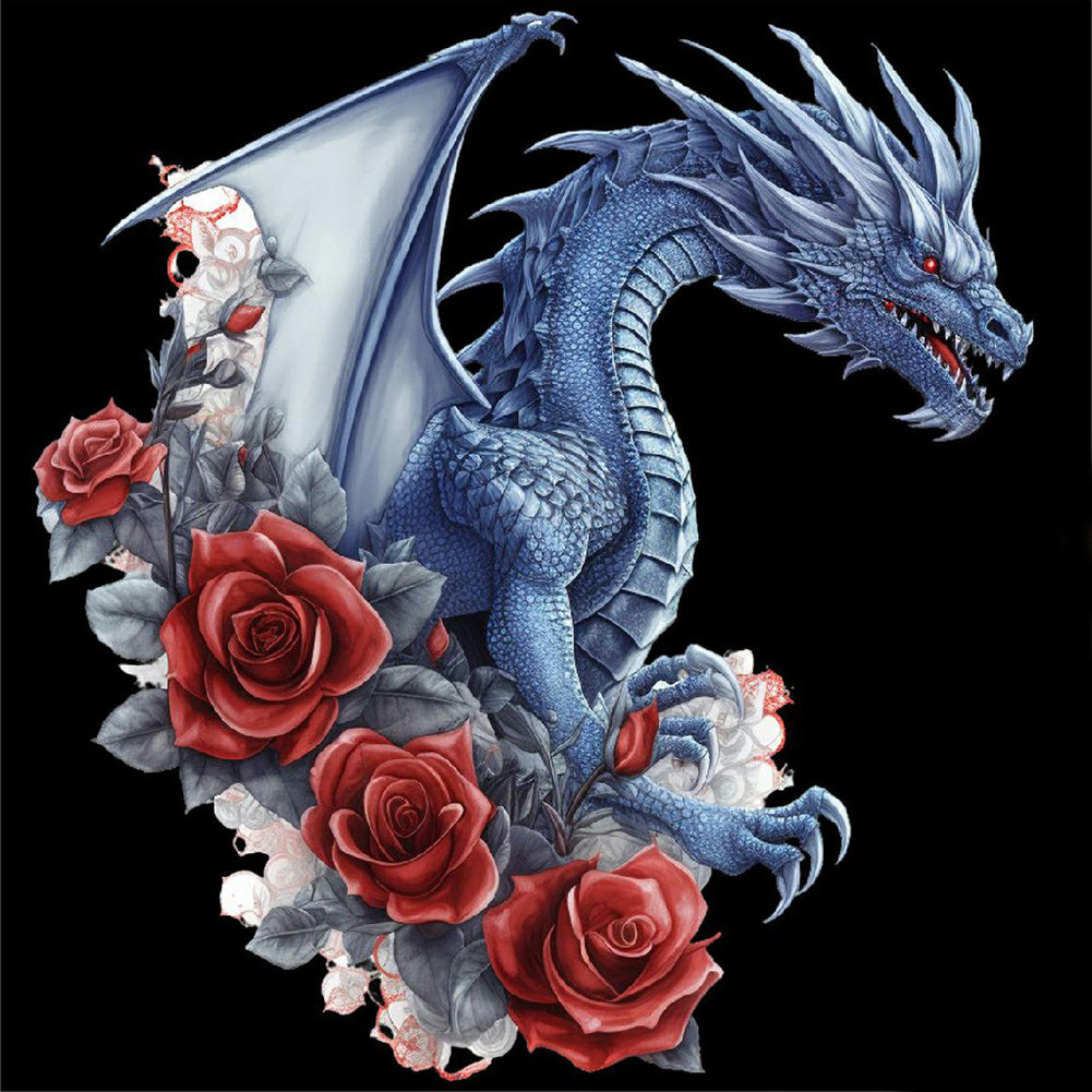 Western Dragon - Full Round Drill Diamond Painting 40*40CM