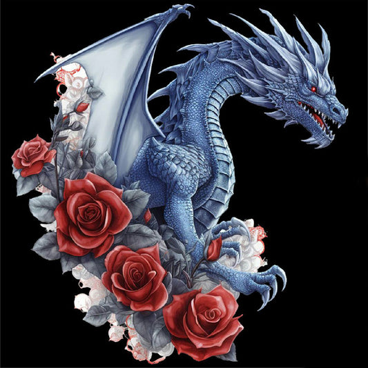 Western Dragon - Full Round Drill Diamond Painting 40*40CM