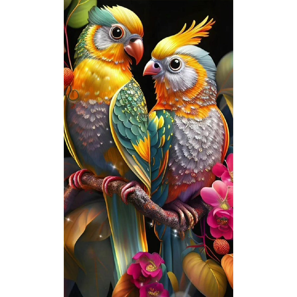 Romantic Bird - Full Round Drill Diamond Painting 40*70CM