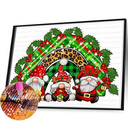 Christmas Gnome - Full Round Drill Diamond Painting 60*45CM