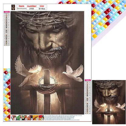 Jesus - Full Square Drill Diamond Painting 30*40CM