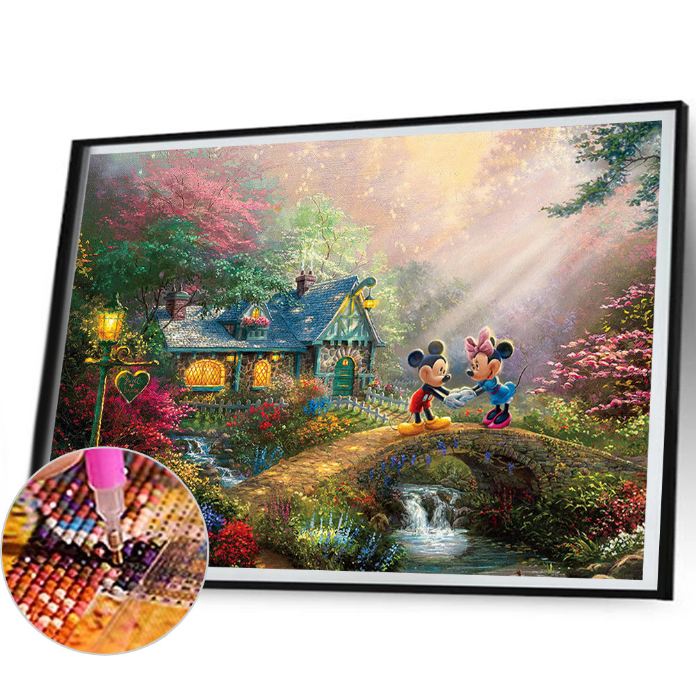 Country Mickey Mouse - Full Square Drill Diamond Painting 50*40CM