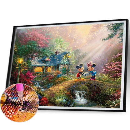 Country Mickey Mouse - Full Square Drill Diamond Painting 50*40CM