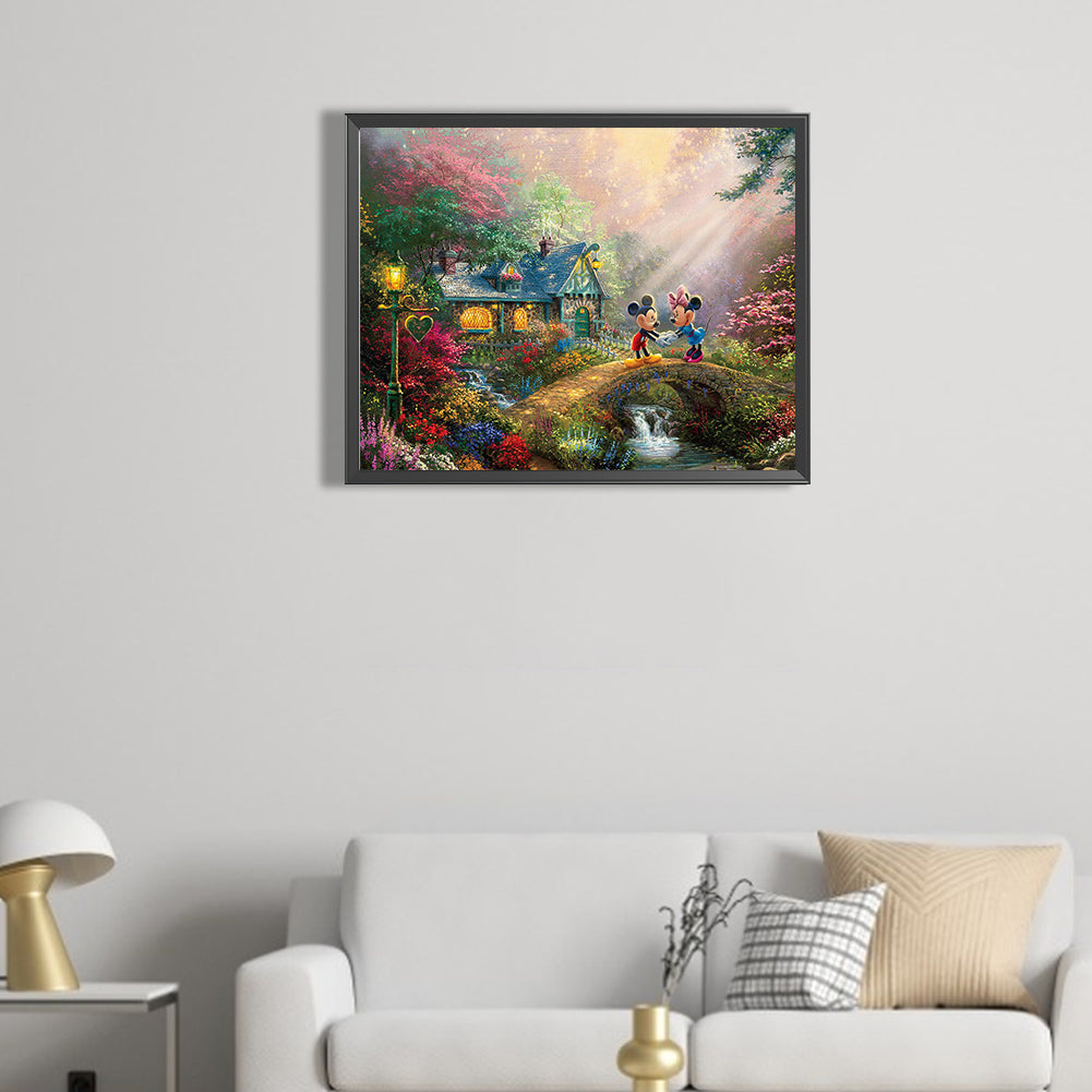 Country Mickey Mouse - Full Square Drill Diamond Painting 50*40CM