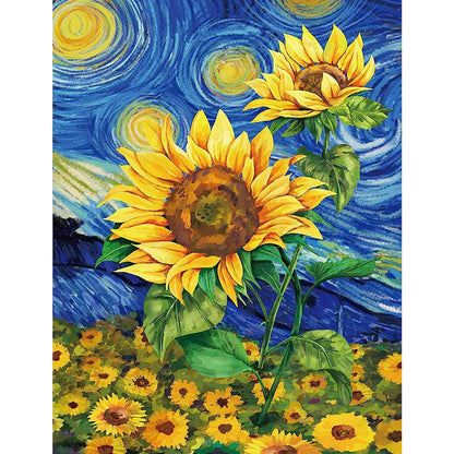 Sunflower - Full Square Drill Diamond Painting 30*40CM