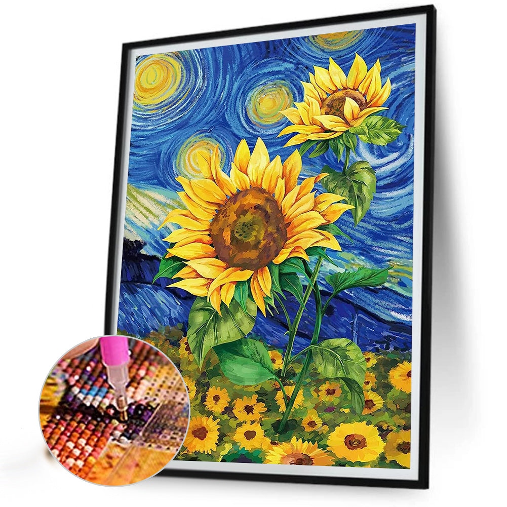 Sunflower - Full Square Drill Diamond Painting 30*40CM