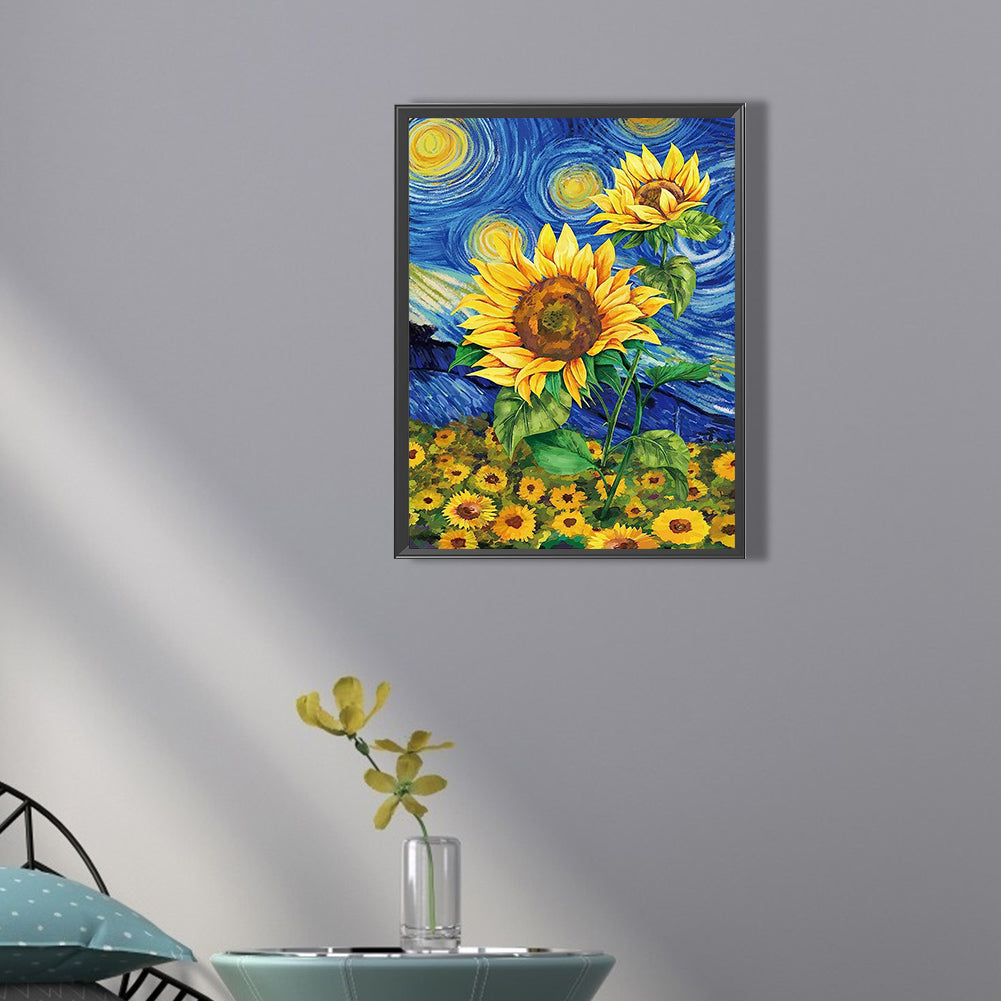 Sunflower - Full Square Drill Diamond Painting 30*40CM