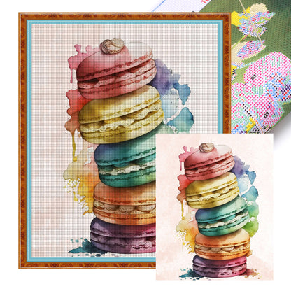 Macaron - 11CT Stamped Cross Stitch 50*60CM