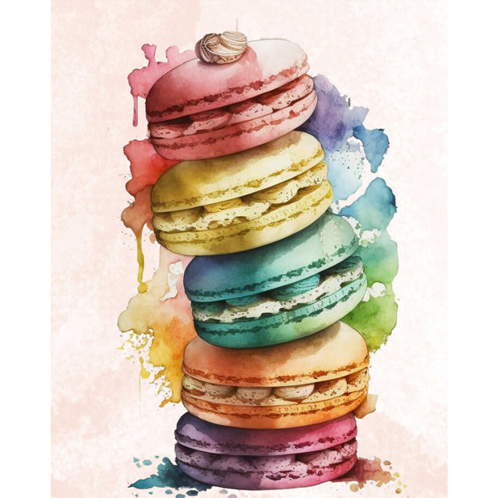 Macaron - 11CT Stamped Cross Stitch 50*60CM