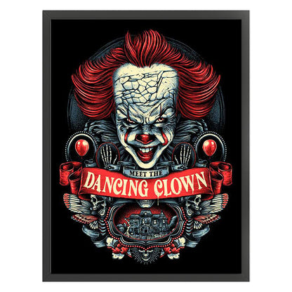 Horror Halloween-Clown - 11CT Stamped Cross Stitch 40*56CM