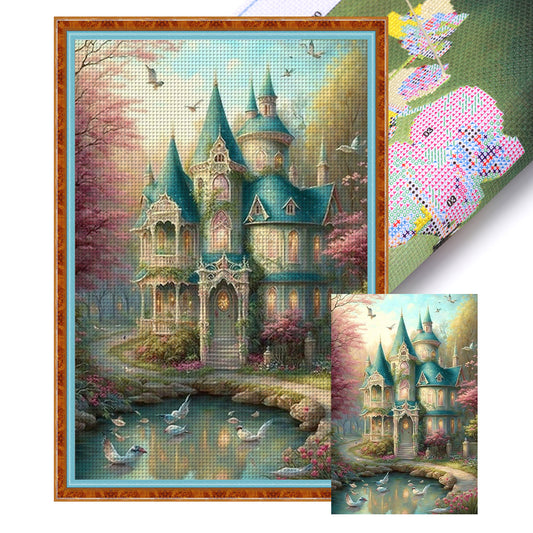 Landscape Castle - 11CT Stamped Cross Stitch 50*75CM