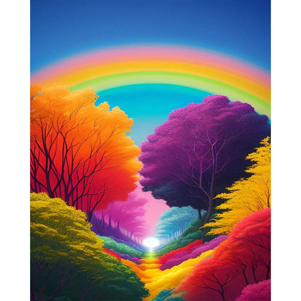 Rainbow - Full Round AB Drill Diamond Painting 40*50CM