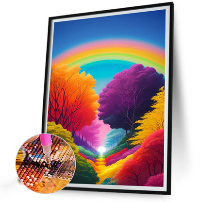 Rainbow - Full Round AB Drill Diamond Painting 40*50CM