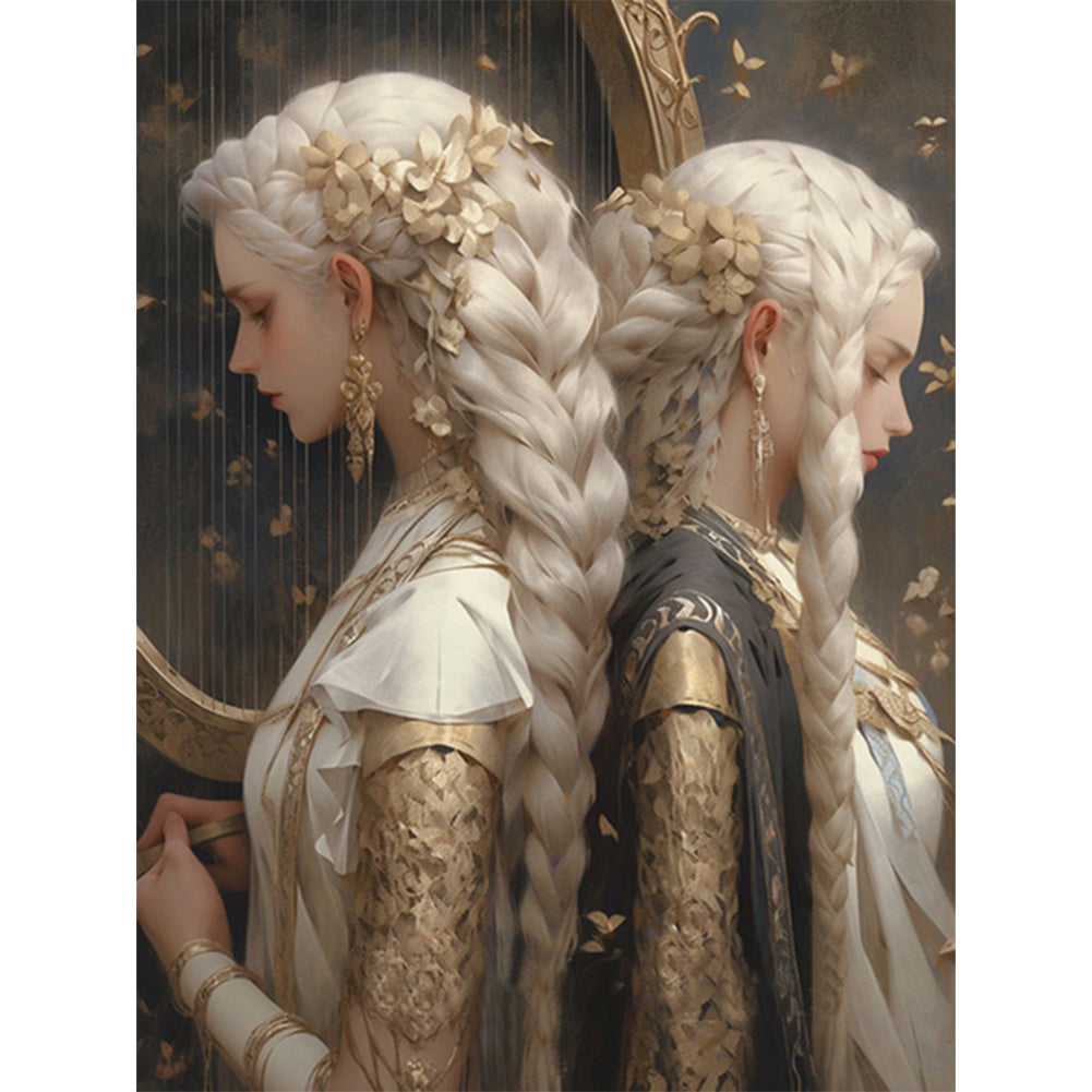 Girl - 11CT Stamped Cross Stitch 50*65CM