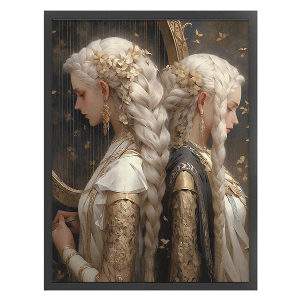 Girl - 11CT Stamped Cross Stitch 50*65CM