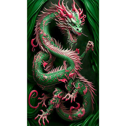 Dragon - Full Round Drill Diamond Painting 40*70CM