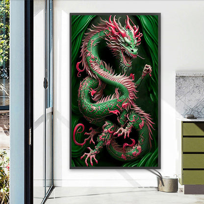 Dragon - Full Round Drill Diamond Painting 40*70CM