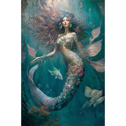 Mermaid - 11CT Stamped Cross Stitch 50*75CM