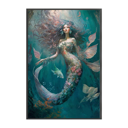 Mermaid - 11CT Stamped Cross Stitch 50*75CM