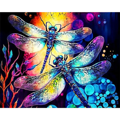 Dragonfly - Full Square Drill Diamond Painting 50*40CM