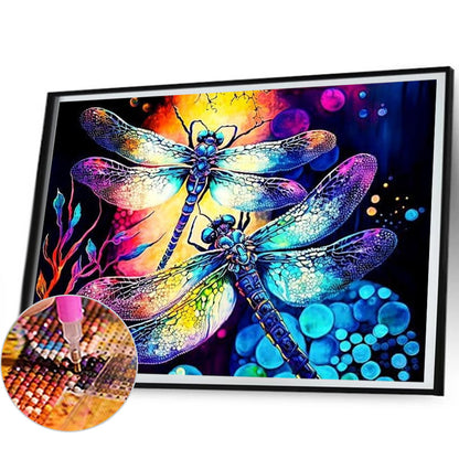 Dragonfly - Full Square Drill Diamond Painting 50*40CM