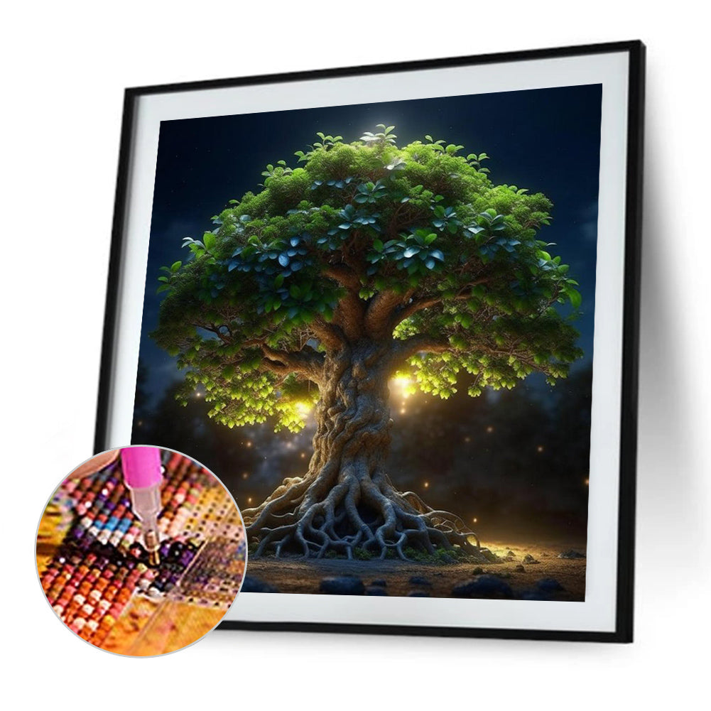 Life Tree - Full Square Drill Diamond Painting 40*40CM