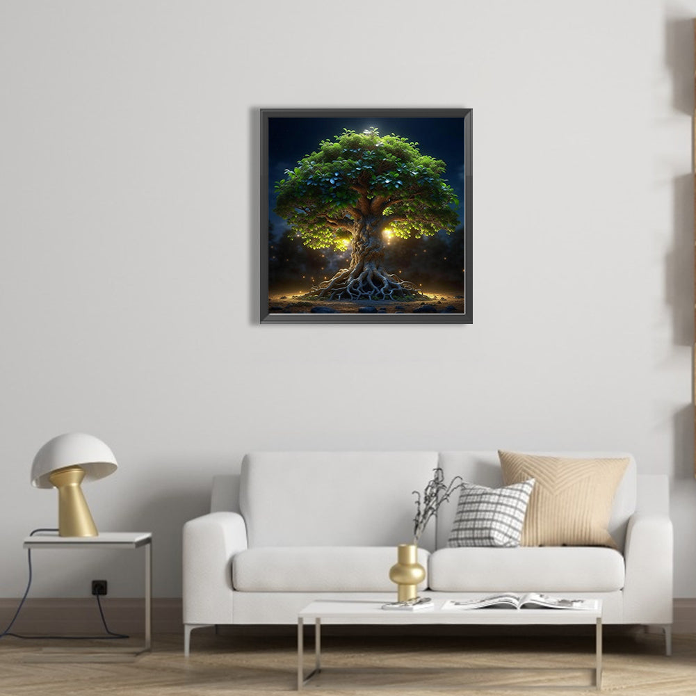 Life Tree - Full Square Drill Diamond Painting 40*40CM