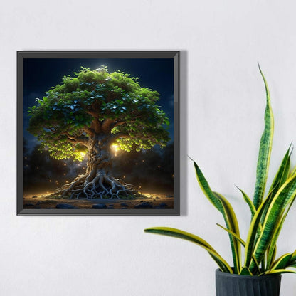 Life Tree - Full Square Drill Diamond Painting 40*40CM