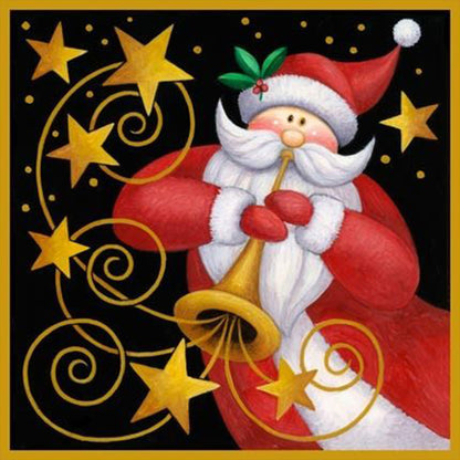 Cute Santa Claus - Full Square Drill Diamond Painting 30*30CM