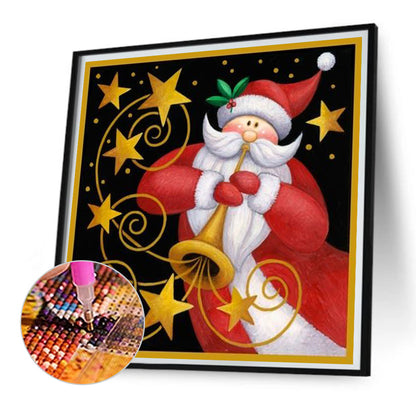 Cute Santa Claus - Full Square Drill Diamond Painting 30*30CM