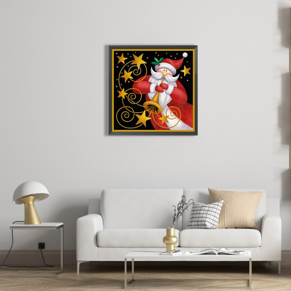 Cute Santa Claus - Full Square Drill Diamond Painting 30*30CM