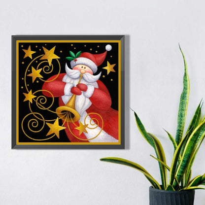 Cute Santa Claus - Full Square Drill Diamond Painting 30*30CM