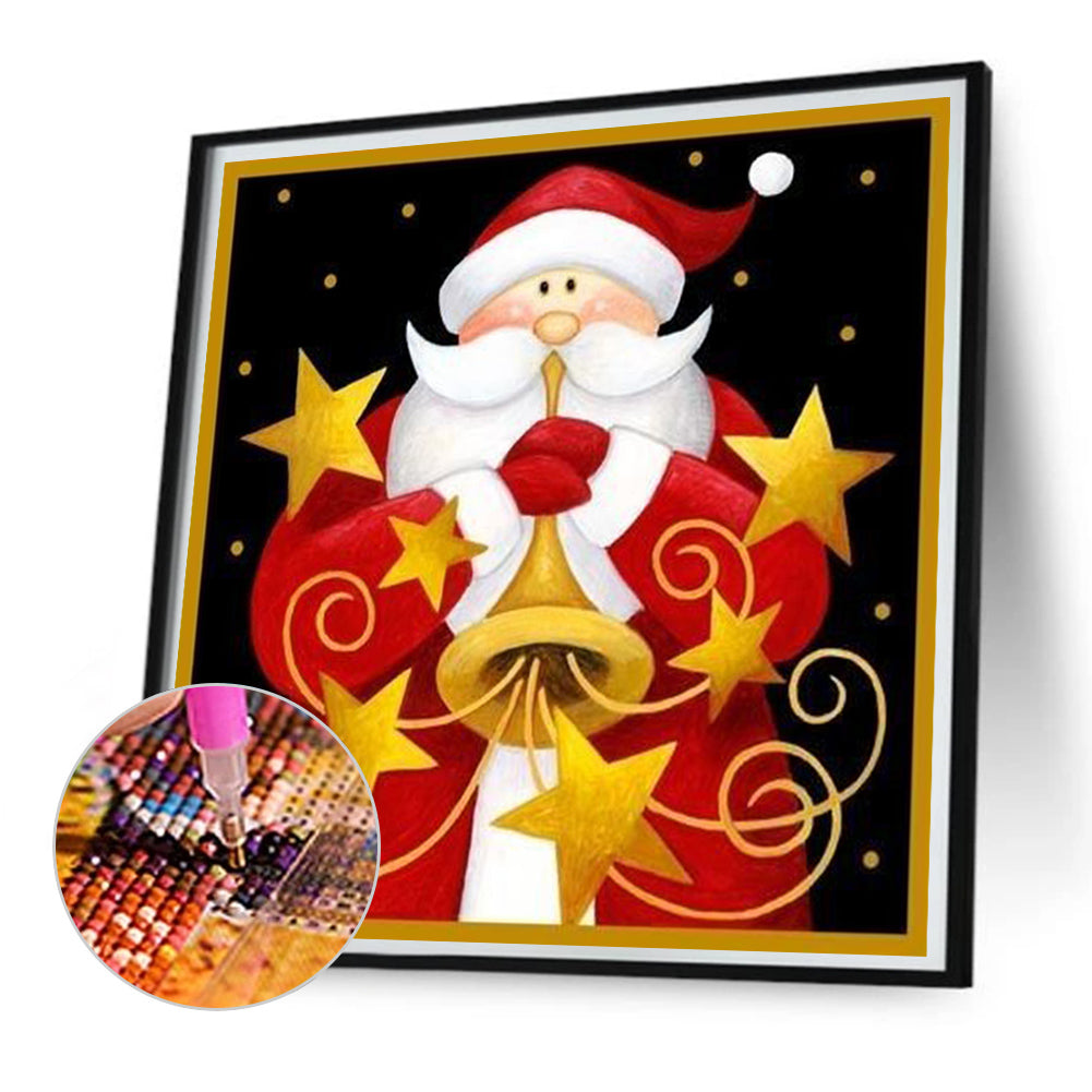 Cute Santa Claus - Full Square Drill Diamond Painting 30*30CM