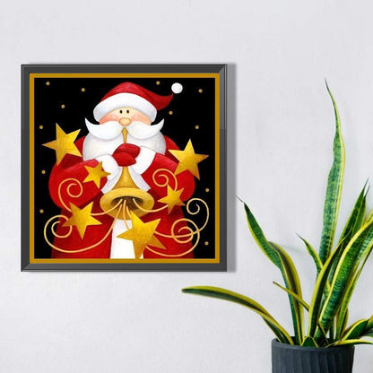 Cute Santa Claus - Full Square Drill Diamond Painting 30*30CM