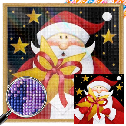 Cute Santa Claus - Full Square Drill Diamond Painting 30*30CM