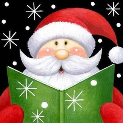 Cute Santa Claus - Full Square Drill Diamond Painting 30*30CM