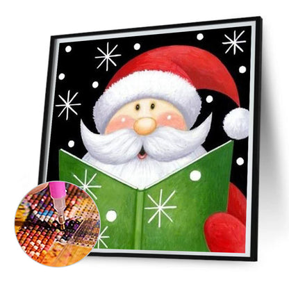 Cute Santa Claus - Full Square Drill Diamond Painting 30*30CM