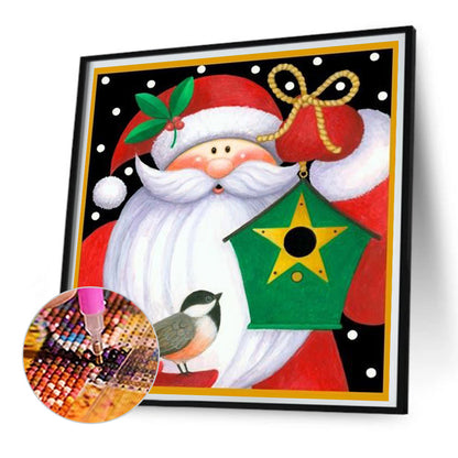 Cute Santa Claus - Full Square Drill Diamond Painting 30*30CM