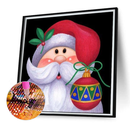 Cute Santa Claus - Full Square Drill Diamond Painting 30*30CM