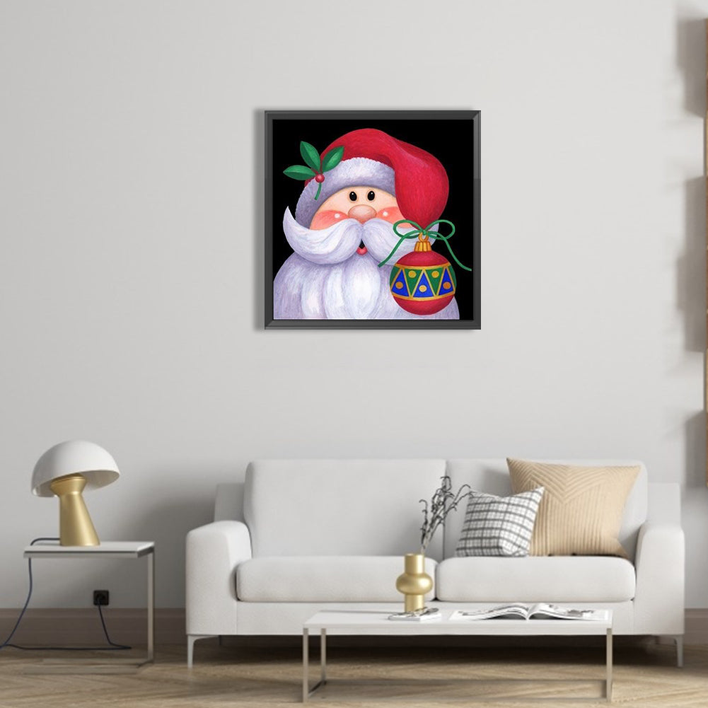 Cute Santa Claus - Full Square Drill Diamond Painting 30*30CM