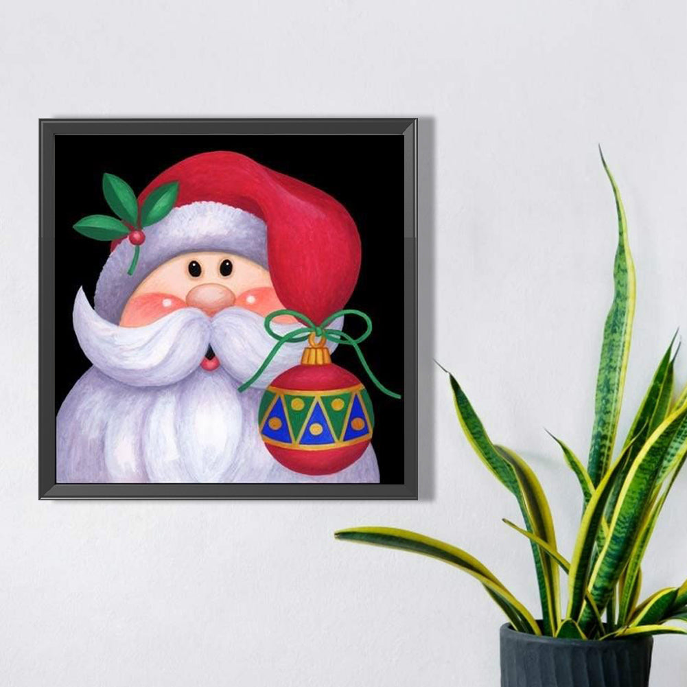 Cute Santa Claus - Full Square Drill Diamond Painting 30*30CM