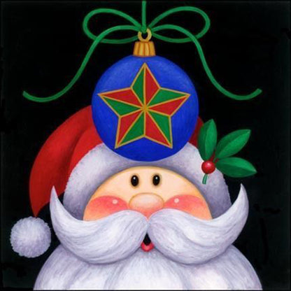 Cute Santa Claus - Full Square Drill Diamond Painting 30*30CM