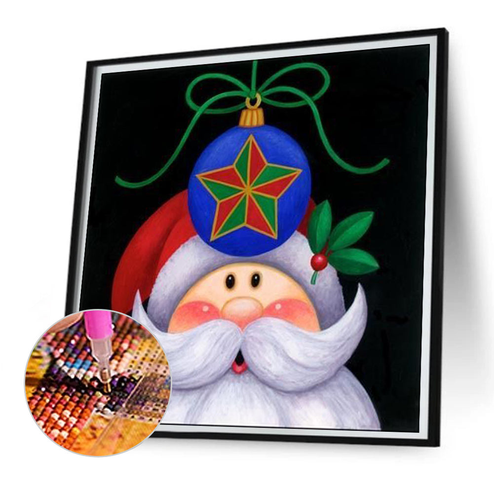 Cute Santa Claus - Full Square Drill Diamond Painting 30*30CM